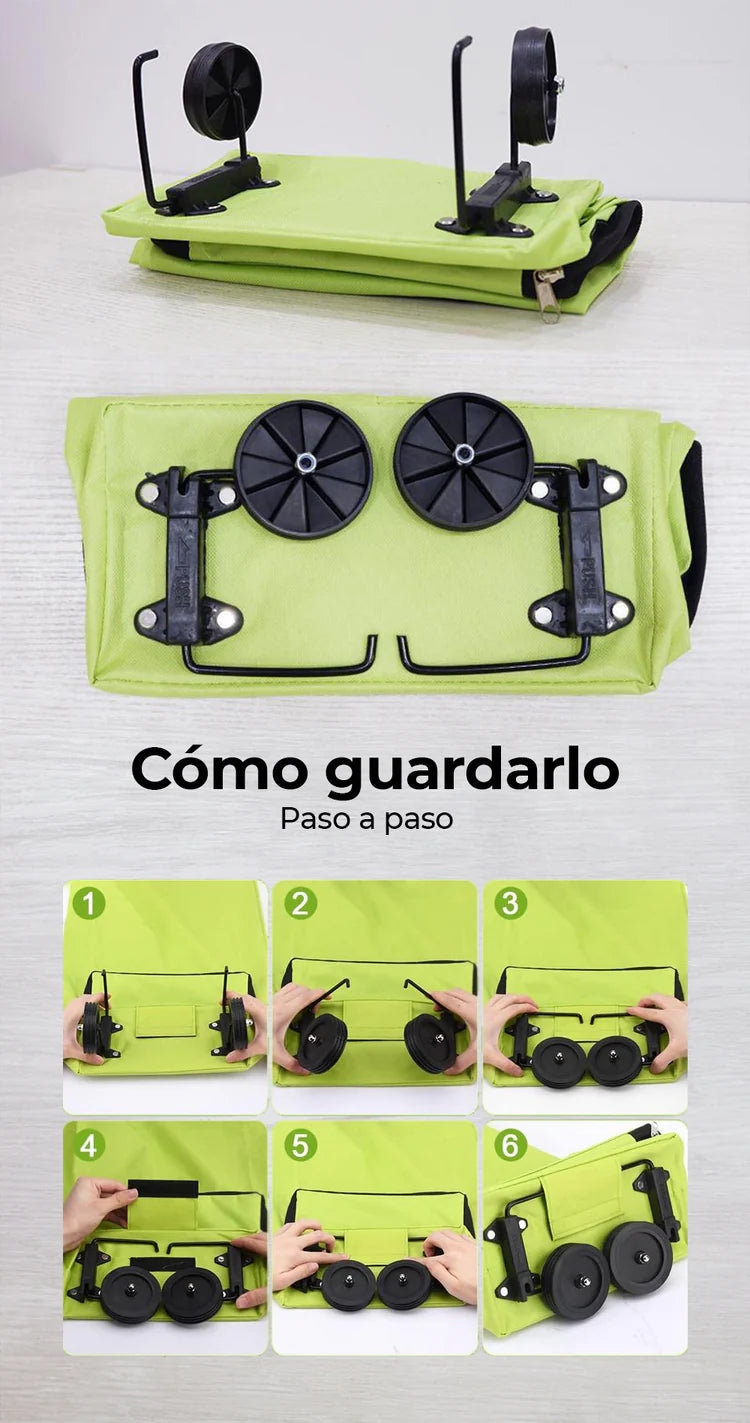 CarryFold™ - Carrito De Compras Plegable Portátil